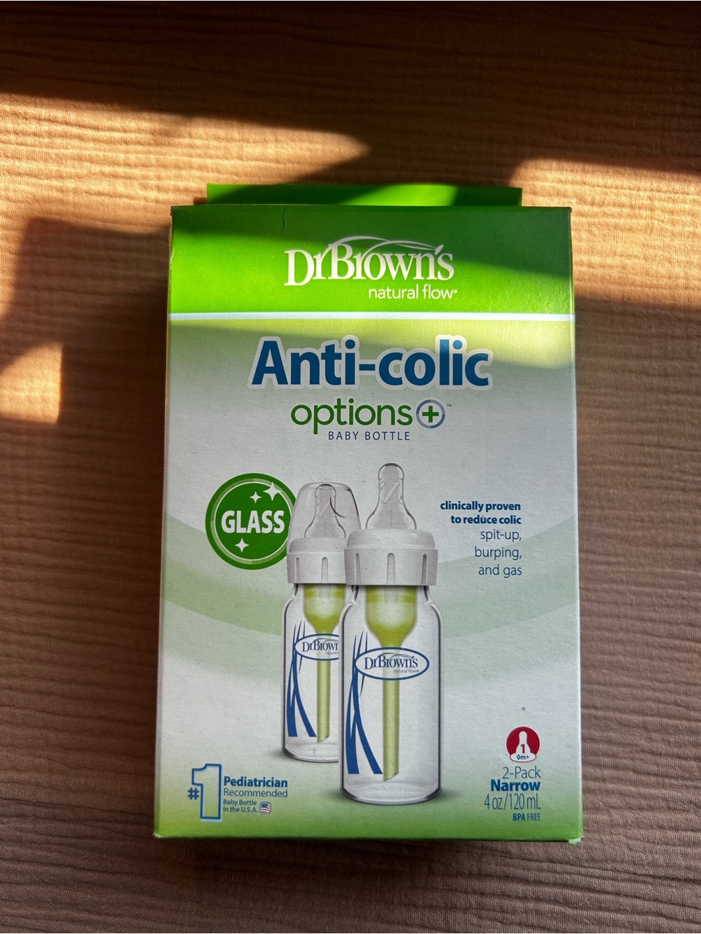 2 boxes of dr browns anti colic baby bottles